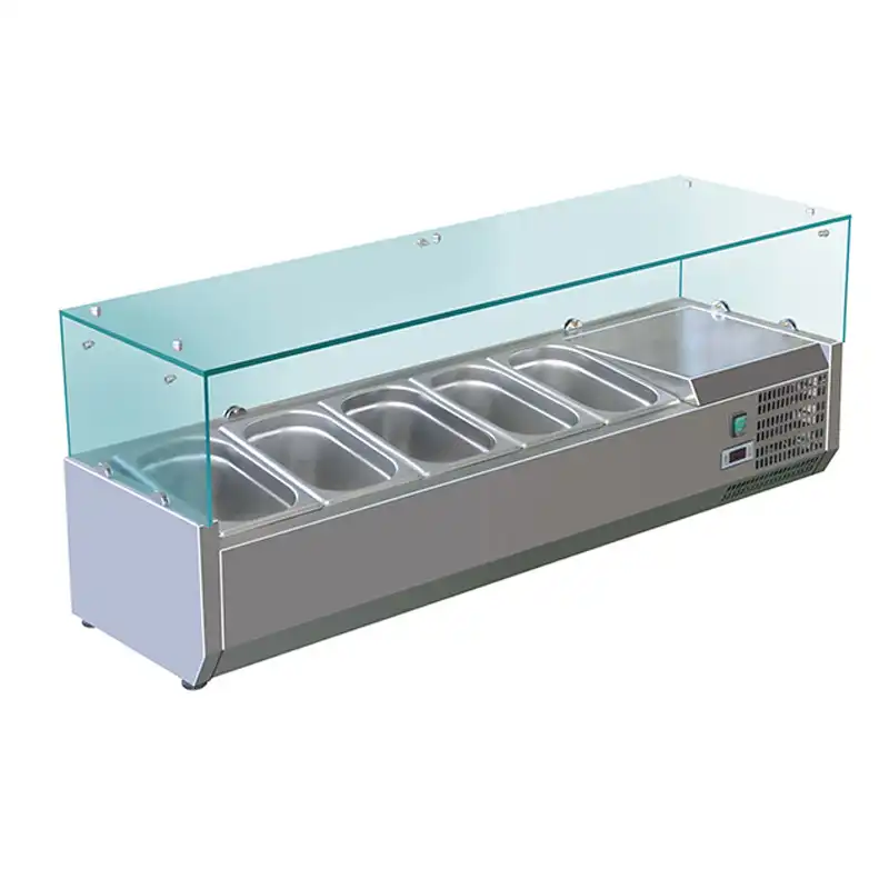 Stainless Steel Sandwiches Ingredient Pizza Prepare Restaurant