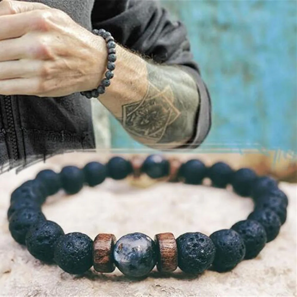 2019 New Men Bracelet Natural Tiger Eye Stone Bead Tibetan Buddha Bracelet Volcanic Lava Stone Diffuser Bracelets Men Jewelry
2019 New Men Bracelet Natural Tiger Eye Stone Bead Tibetan Buddha Bracelet Volcanic Lava Stone Diffuser Bracelets Men Jewelry