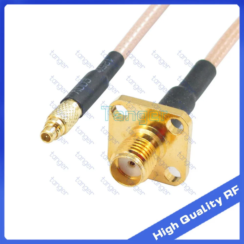 RF parts Male MMCX to SMA female jack 4 hole panel connector with 20cm 8in RG316 RG-316 RF Coaxial Pigtail Jumper Low Loss cable
RF parts Male MMCX to SMA female jack 4 hole panel connector with 20cm 8in RG316 RG-316 RF Coaxial Pigtail Jumper Low Loss cable