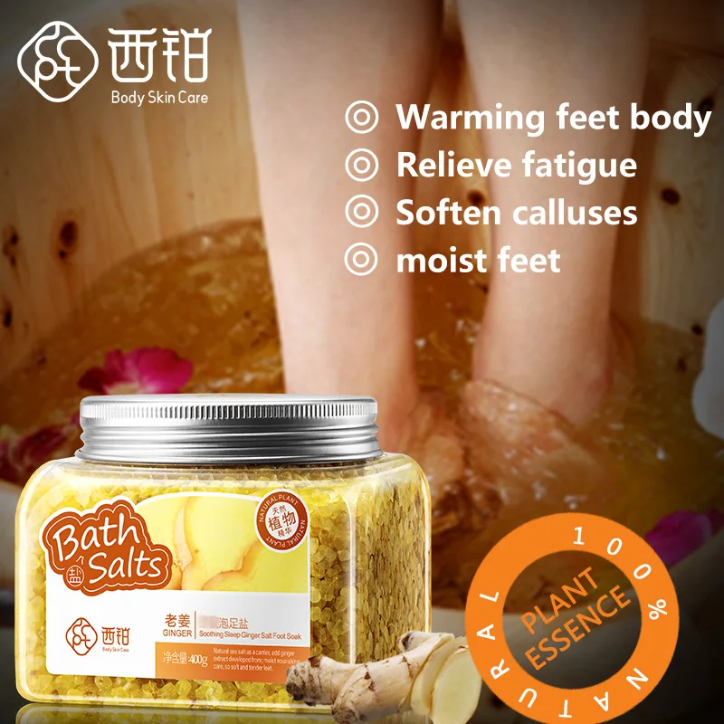 300g Ginger Extract Foot Salt Bubble Bath Powder Body Skin Care Spa Bath Salt Exfoliation Dead Skin Care
300g Ginger Extract Foot Salt Bubble Bath Powder Body Skin Care Spa Bath Salt Exfoliation Dead Skin Care