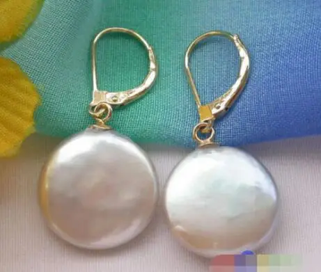 FREE shipping luxury charming new Jewelry AAA++ Huge 13-14mm White coin freshwater PEARL dangle earring
FREE shipping luxury charming new Jewelry AAA++ Huge 13-14mm White coin freshwater PEARL dangle earring