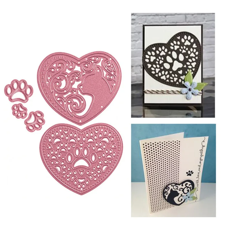 Naifumodo Cat Heart Metal Cutting Dies Scrapbooking Heart Craft Dies for Cards Making Leaves Die Cuts DIY Embossing Animal New
Naifumodo Cat Heart Metal Cutting Dies Scrapbooking Heart Craft Dies for Cards Making Leaves Die Cuts DIY Embossing Animal New