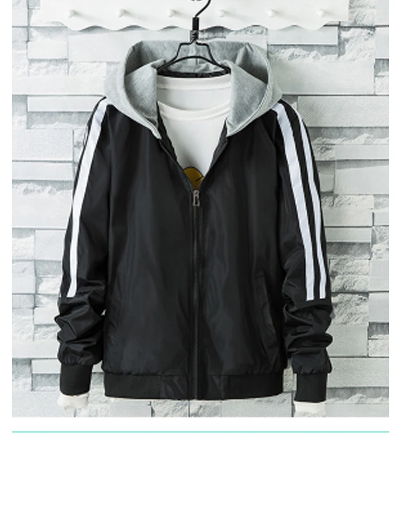 Mens Hooded Windbreaker (9)