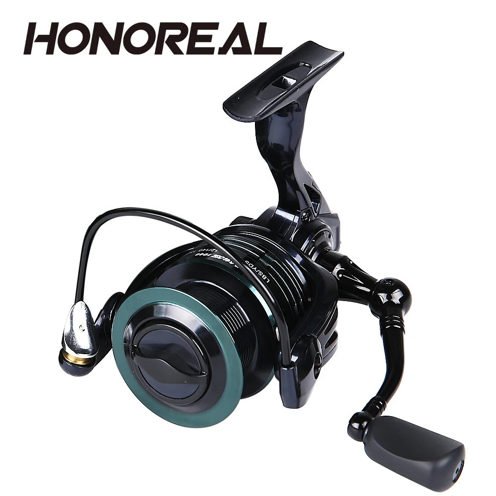 

HONOREAL 2000 Aluminum Spool 9+1 BB Spinning Fishing Reel with Free Spare Graphite Spool for Freshwater and Saltwater