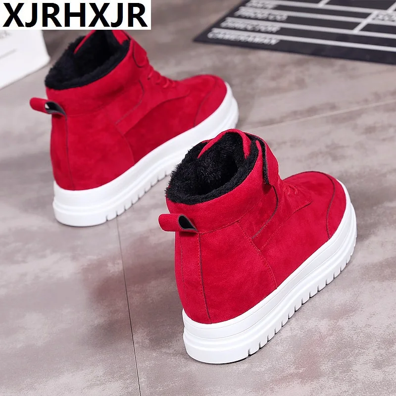 Women Cotton Shoe Female Winter 2019 New Type High Top Shoes Thick-soled Korean Edition Casual Plush Warm Sneakers Shoes Woman
Women Cotton Shoe Female Winter 2019 New Type High Top Shoes Thick-soled Korean Edition Casual Plush Warm Sneakers Shoes Woman