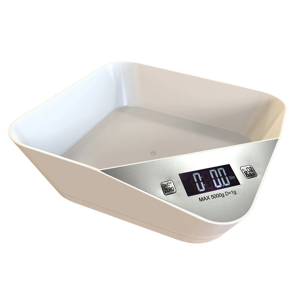 Durable LCD Display Home ABS Food Weighing Puppy Measuring Mini Tools Portable Digital Kitchen Scale Multifunction Bowl
Durable LCD Display Home ABS Food Weighing Puppy Measuring Mini Tools Portable Digital Kitchen Scale Multifunction Bowl
