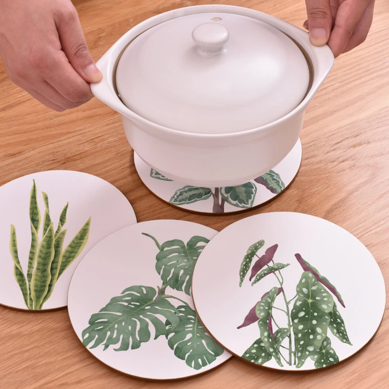 CFen A's Plant Round Hot Pot Mat Place Mats Bowls Pad Wood Potholder Kitchen Table Mat Teapot Mat Coaster 1pc
CFen A's Plant Round Hot Pot Mat Place Mats Bowls Pad Wood Potholder Kitchen Table Mat Teapot Mat Coaster 1pc