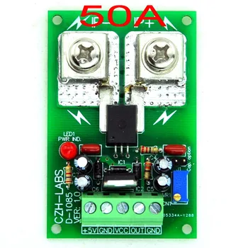 Panel Mount +/-50Amp AC/DC Current Sensor Module Board, based on ACS758 
Panel Mount +/-50Amp AC/DC Current Sensor Module Board, based on ACS758