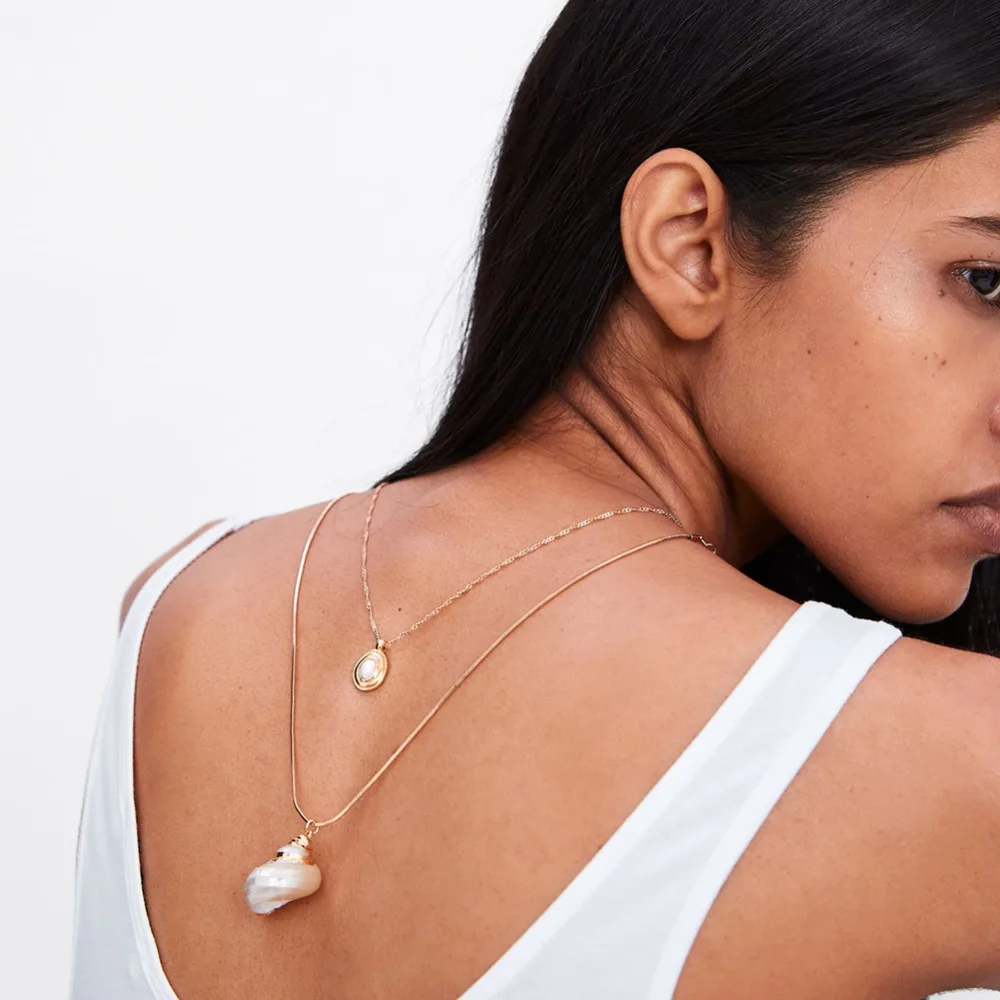 Vedawas 2019 ZA Handmade Pendant Necklace for Women Shell Pearls Statement Necklace Women Wedding Party Gifts Jewelry XG2621
Vedawas 2019 ZA Handmade Pendant Necklace for Women Shell Pearls Statement Necklace Women Wedding Party Gifts Jewelry XG2621
