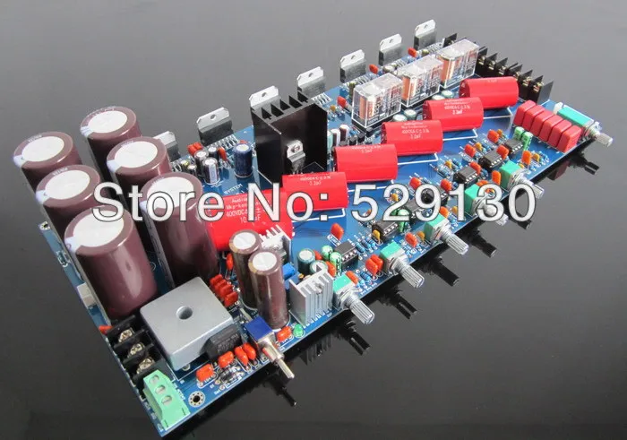 Diy TDA7293 HIFI 5 1 усилитель доска с A1 предусилителя сабвуфер защиты динамиков домашнее