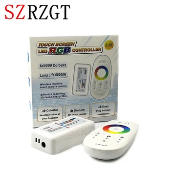 LED 2.4G RGB Controller 3 Channels 18A DC12-24V Touch Screen Remote Control for 5050 3528 RGB LED Strip light
LED 2.4G RGB Controller 3 Channels 18A DC12-24V Touch Screen Remote Control for 5050 3528 RGB LED Strip light