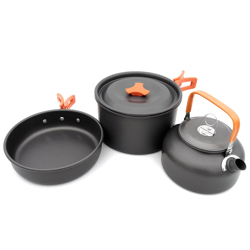 Camping Cookware Camping Kitchen Utensils Aluminum Alloy Portable Ultralight Outdoor Tableware Pot Camping Kettle Picnic Set 
Camping Cookware Camping Kitchen Utensils Aluminum Alloy Portable Ultralight Outdoor Tableware Pot Camping Kettle Picnic Set