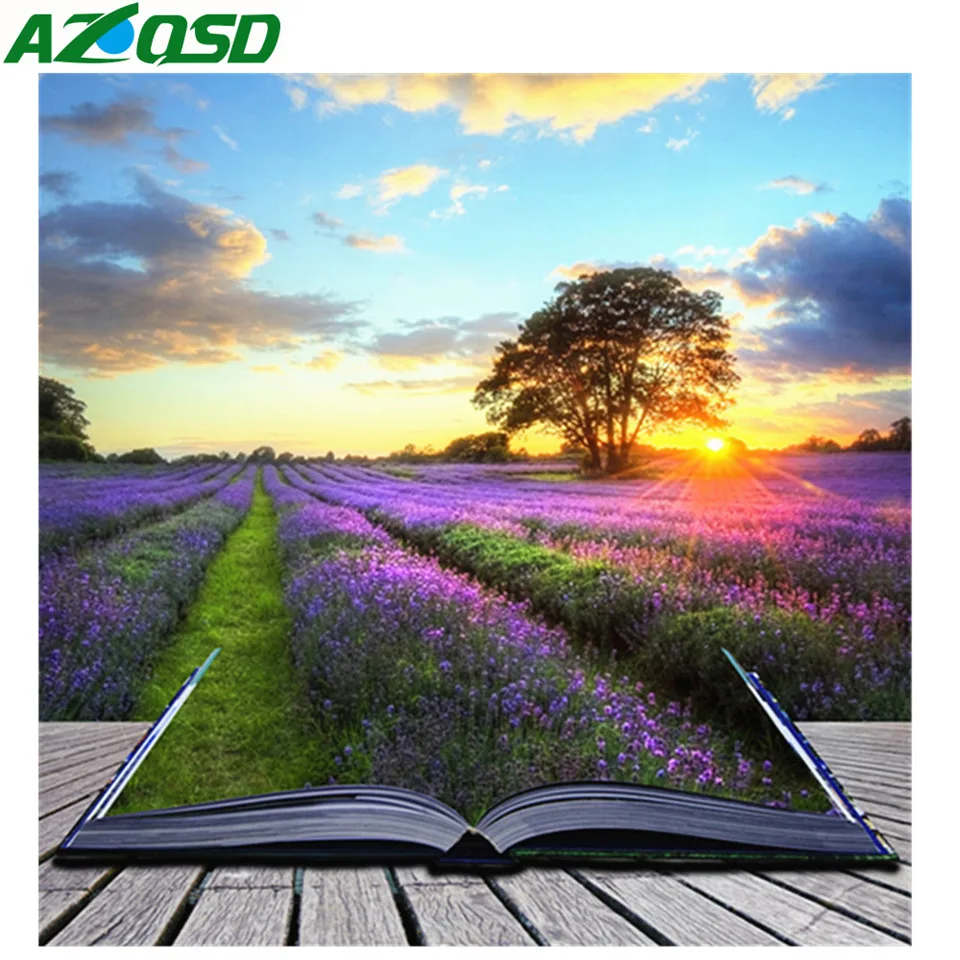 AZQSD Full Drill Diamond Painting Landscape Needlework Gift Diamond Mosaic Book Cross Stitch Rhinestones Pictures Handmade
AZQSD Full Drill Diamond Painting Landscape Needlework Gift Diamond Mosaic Book Cross Stitch Rhinestones Pictures Handmade