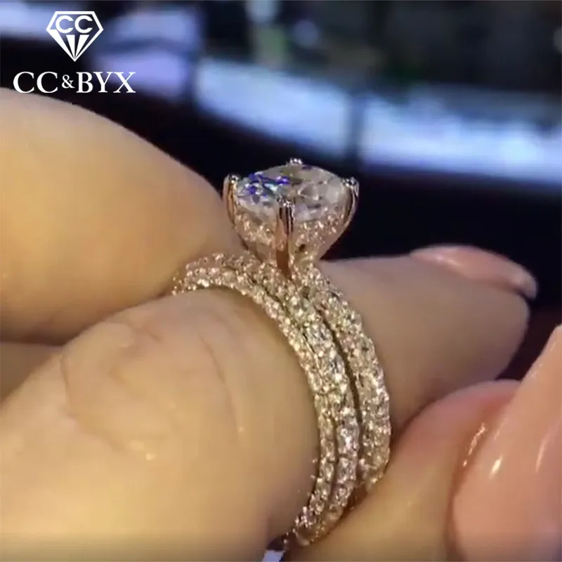 CC Set Rings For Women Couple Ring Cubic Zirconia Simple Classic Jewelry Bridal Wedding Engagement Ring Drop Shipping CC1536
CC Set Rings For Women Couple Ring Cubic Zirconia Simple Classic Jewelry Bridal Wedding Engagement Ring Drop Shipping CC1536