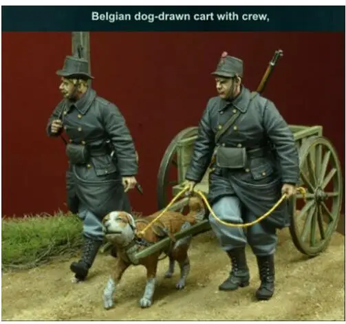 Unassambled 1/35 Belgian Dog-drawn Cart with Crews Resin figure miniature model kits Unpainted
Unassambled 1/35 Belgian Dog-drawn Cart with Crews Resin figure miniature model kits Unpainted