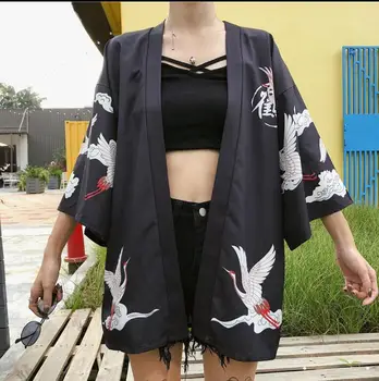 Fashion Summer Kimono Cardigan Woman Cardigan Japanese Kimono Yukata Bathrobe Woman Thin Loose Coat
Fashion Summer Kimono Cardigan Woman Cardigan Japanese Kimono Yukata Bathrobe Woman Thin Loose Coat