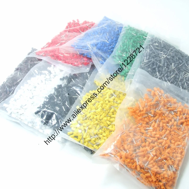 1000PCS AWG#22 E0506 Ferrule Terminal Cord End Terminal Copper Brass Wire Copper Insulated Crimp Connector Cord Pin End Terminal
1000PCS AWG#22 E0506 Ferrule Terminal Cord End Terminal Copper Brass Wire Copper Insulated Crimp Connector Cord Pin End Terminal