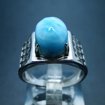 10Pcs/Lot Natural larimar Silver 925 Rings for Men Fashion Trendy Style 925 Sterling Silver Jewelry Party Wedding Men Rings
10Pcs/Lot Natural larimar Silver 925 Rings for Men Fashion Trendy Style 925 Sterling Silver Jewelry Party Wedding Men Rings