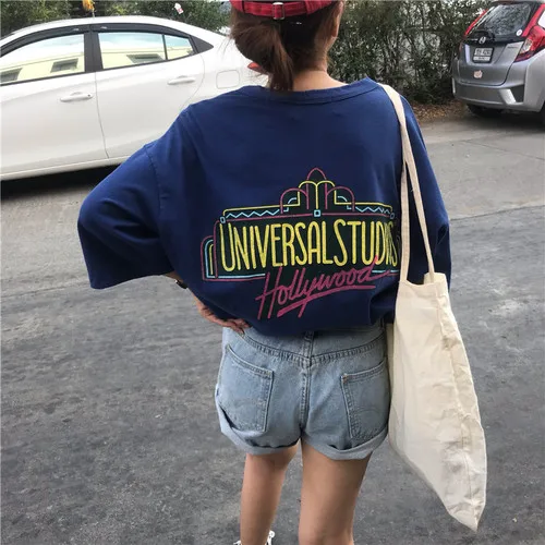Oversize Letter Printed Casual White Hit Hot Sale All Match Loose 2019 New Arrival Summer Spring Short Sleeve Female Tees
Oversize Letter Printed Casual White Hit Hot Sale All Match Loose 2019 New Arrival Summer Spring Short Sleeve Female Tees