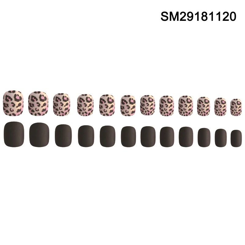 24pcs Ladies DIY Fake Nail Leopard Pttern Frosted Matte DIY Manicure False Nails Decals @ME88
24pcs Ladies DIY Fake Nail Leopard Pttern Frosted Matte DIY Manicure False Nails Decals @ME88