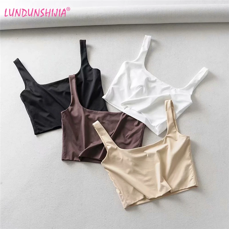 LUNDUNSHIJIA Hot Sale 2019 Summer Women Sexy Sleeveless Tops Fashion Short Square Collar Tank Tops 4 Colors
LUNDUNSHIJIA Hot Sale 2019 Summer Women Sexy Sleeveless Tops Fashion Short Square Collar Tank Tops 4 Colors