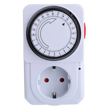 24 Hour Mechanical Electrical Smart Switch Timer Plug Program Timer Power Switch Energy Saver Socket For Home AU/US/UK/EU Plug
24 Hour Mechanical Electrical Smart Switch Timer Plug Program Timer Power Switch Energy Saver Socket For Home AU/US/UK/EU Plug