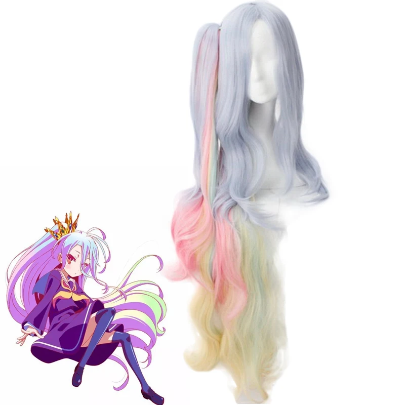 NO GAME NO LIFE Shiro Long Curly Wavy Ponytail Wig Cosplay Costume Women Heat Resistant Synthetic Hair Party Role Play Wigs
NO GAME NO LIFE Shiro Long Curly Wavy Ponytail Wig Cosplay Costume Women Heat Resistant Synthetic Hair Party Role Play Wigs