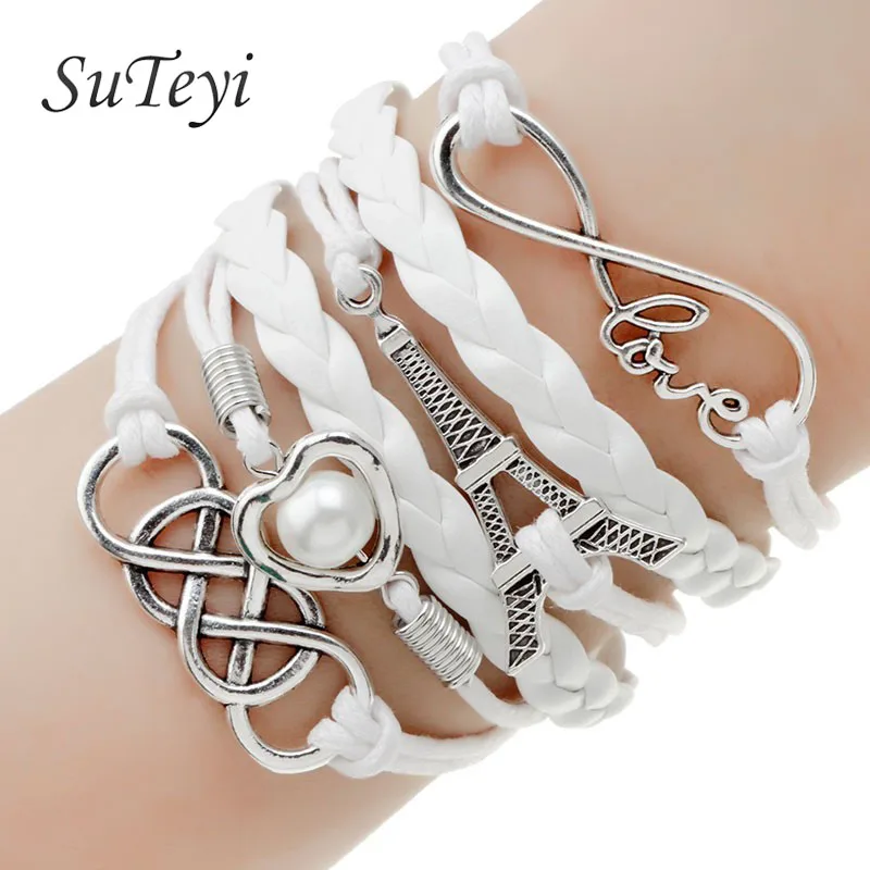 SUTEYI 2017 new mode Vintage femmes bijoux en cuir multicouche Bracelets en gros bijoux leather bracelet jewelry gifts of women
SUTEYI 2017 new mode Vintage femmes bijoux en cuir multicouche Bracelets en gros bijoux leather bracelet jewelry gifts of women