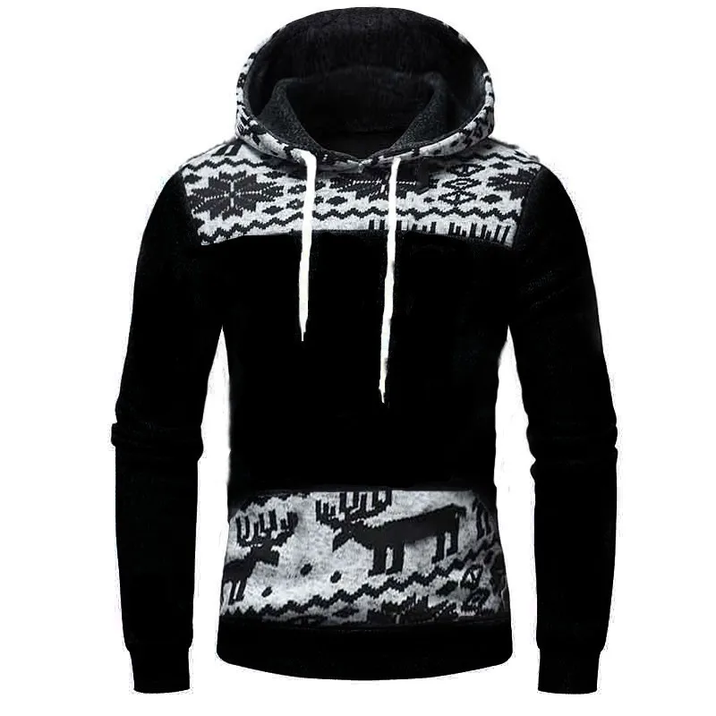 Hooded Hoodies Chrismas Deer Black Red Gray Sweatshirts Pull Homme Hiver Sueter Hombre maglione uomo Pullovers Chandail Jumper
Hooded Hoodies Chrismas Deer Black Red Gray Sweatshirts Pull Homme Hiver Sueter Hombre maglione uomo Pullovers Chandail Jumper
