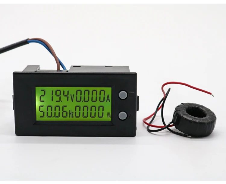 2019 AC 100A 80-300V Digital LED Power Panel Meter Monitor Power Voltmeter Ammeter watt meter voltage frequency meter + CT
2019 AC 100A 80-300V Digital LED Power Panel Meter Monitor Power Voltmeter Ammeter watt meter voltage frequency meter + CT