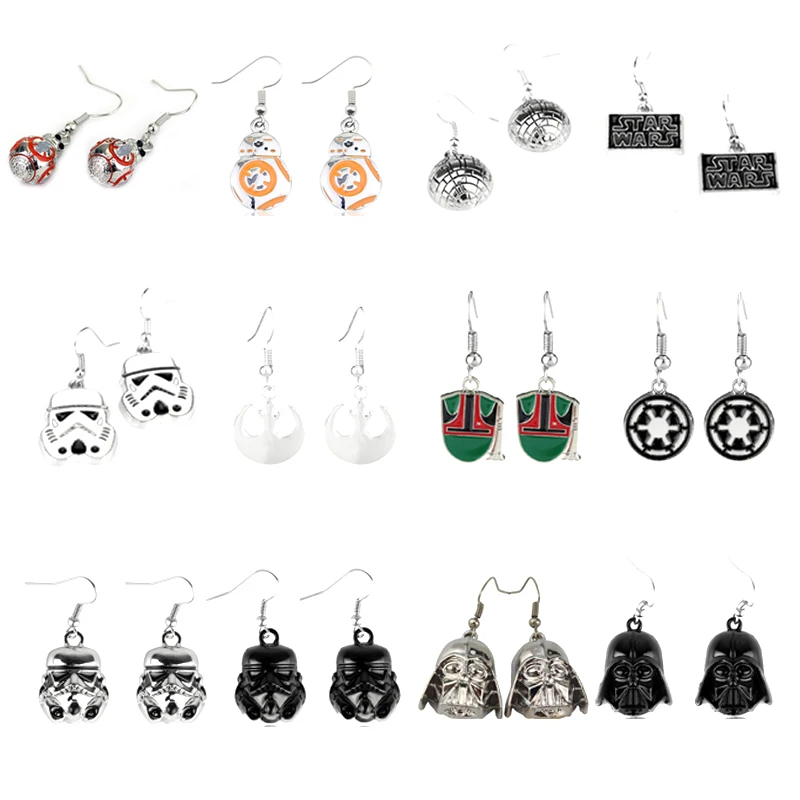High Quality Star Wars Millennium Falcon 3D Dangle Earrings Vintage Style Metal Alloy Spaceship Model Jewelry for Souvenirs
High Quality Star Wars Millennium Falcon 3D Dangle Earrings Vintage Style Metal Alloy Spaceship Model Jewelry for Souvenirs