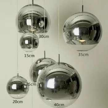 Modern fashion Plated chrome glass ball Pendant Light fixture TOM home deco living room DIY silver pendant lamp E27 bulb
Modern fashion Plated chrome glass ball Pendant Light fixture TOM home deco living room DIY silver pendant lamp E27 bulb