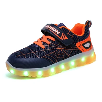 26-37 Size USB Charging Basket Led Kids Boy Shoes With Light Up Children Casual Boys&Girls Luminous Sneakers Glowing Shoe enfant
26-37 Size USB Charging Basket Led Kids Boy Shoes With Light Up Children Casual Boys&Girls Luminous Sneakers Glowing Shoe enfant