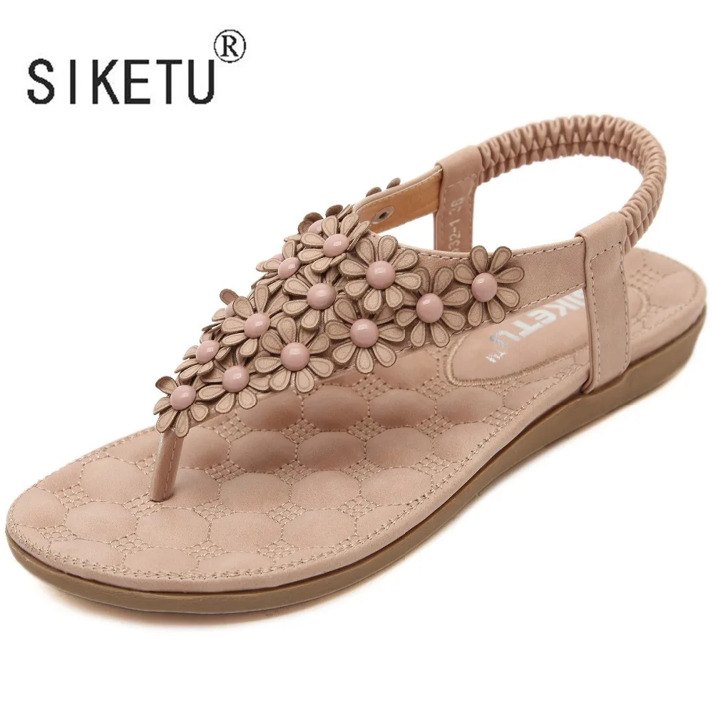 2017 Women Shoes New Fashion Summer Women Sandals Flowers Rhinestones Leisure Beach Shoes 35-41 SIKETU Brand
2017 Women Shoes New Fashion Summer Women Sandals Flowers Rhinestones Leisure Beach Shoes 35-41 SIKETU Brand