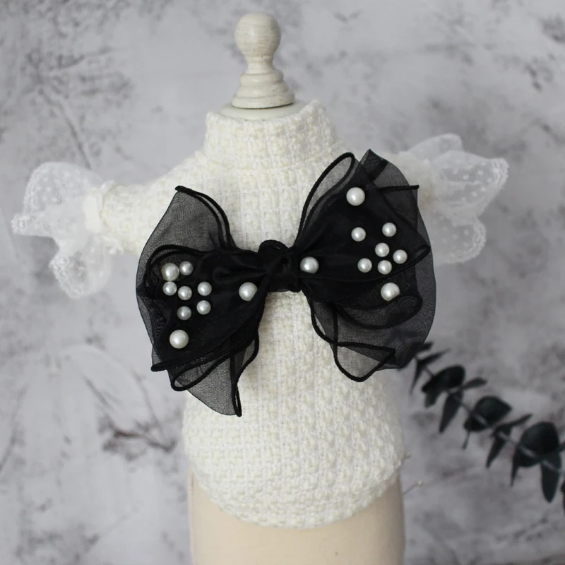 Pet Dog Dress Puppy Woollen Fabric Clothes Spring Autumn For Small Dogs Cute Lace Bow Dress Chihuahua Skirt Style Outerwear
Pet Dog Dress Puppy Woollen Fabric Clothes Spring Autumn For Small Dogs Cute Lace Bow Dress Chihuahua Skirt Style Outerwear