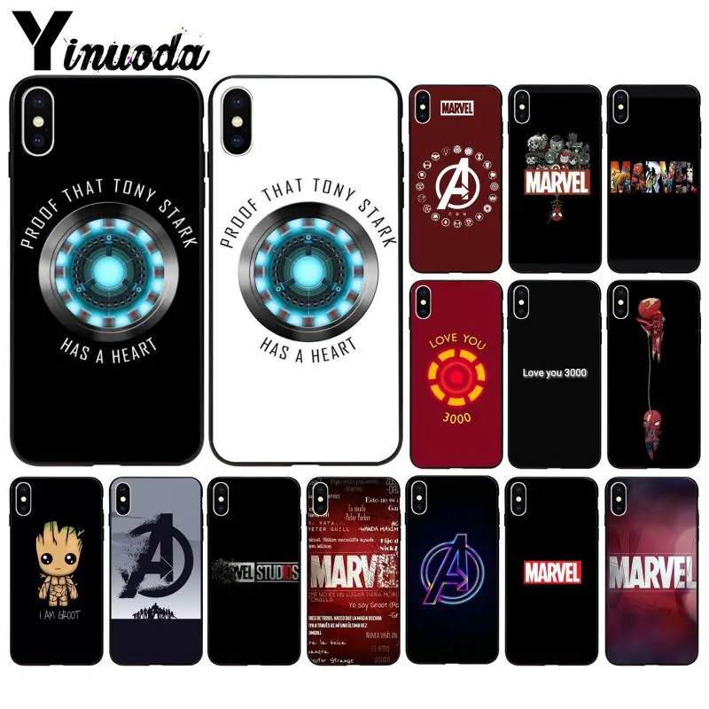 Yinuoda Marvel love you 3000 Novelty Fundas Phone Case Cover for Apple iPhone 8 7 6 6S Plus X XS MAX 5 5S SE XR Mobile Cover
Yinuoda Marvel love you 3000 Novelty Fundas Phone Case Cover for Apple iPhone 8 7 6 6S Plus X XS MAX 5 5S SE XR Mobile Cover