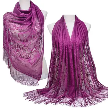 Women Muslim Hijabs Solid Color Lace Hollow Out Scarf Wraps Islamic Thin Headscarf With Tassel Female Long Shawl Lightweight
Women Muslim Hijabs Solid Color Lace Hollow Out Scarf Wraps Islamic Thin Headscarf With Tassel Female Long Shawl Lightweight