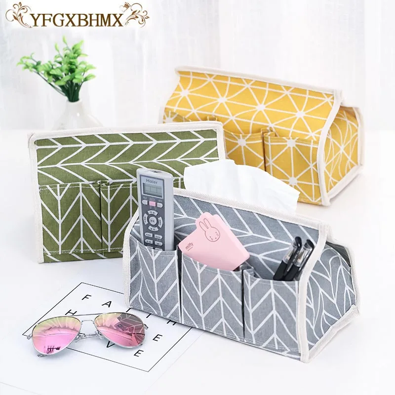 YFGXBHMX Cotton Linen Art Tissue Box Pastoral Style Multi-functional Tissue Paper Towel Cover Desktop Debris Storage Box
YFGXBHMX Cotton Linen Art Tissue Box Pastoral Style Multi-functional Tissue Paper Towel Cover Desktop Debris Storage Box