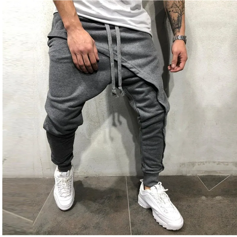 Men Asymetric Layered Jogger Pant Hip Hop Streetwear Jogger Pants Slim Fit Casual Drawstring Close Bottom Long Pants
Men Asymetric Layered Jogger Pant Hip Hop Streetwear Jogger Pants Slim Fit Casual Drawstring Close Bottom Long Pants