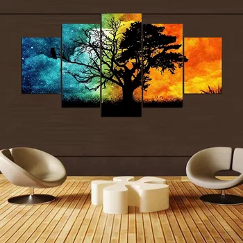 5 piece Canvas Painting Colorful Tree Landscape canvas poster print for living room home decoration no frame
5 piece Canvas Painting Colorful Tree Landscape canvas poster print for living room home decoration no frame