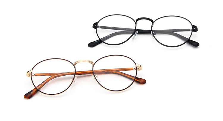 VTUQOW Women Retro Glasses Frames Men Brand Design Eyeglasses Fashion Unisex Glasses Metal Frame Oculos Feminino Masculino 2017 (1)