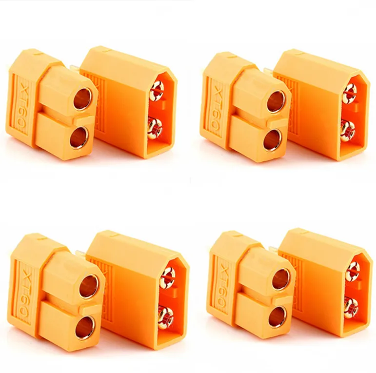 10pcs XT60 XT-60 Male Female Bullet Connectors Plugs For RC Lipo Battery Wholesale Flight Controller (5 pair)
10pcs XT60 XT-60 Male Female Bullet Connectors Plugs For RC Lipo Battery Wholesale Flight Controller (5 pair)