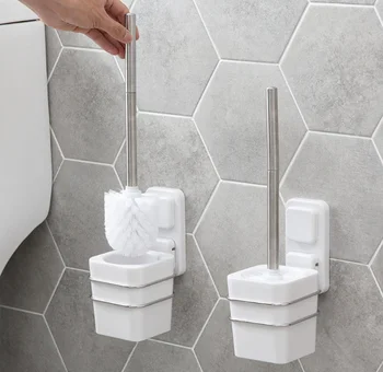 Creative Wall Hanging Toilet Brush With Base With Set Of Punch-free Bathroom Toilet Brush Clean And Durable Toilet Brush Q234
Creative Wall Hanging Toilet Brush With Base With Set Of Punch-free Bathroom Toilet Brush Clean And Durable Toilet Brush Q234