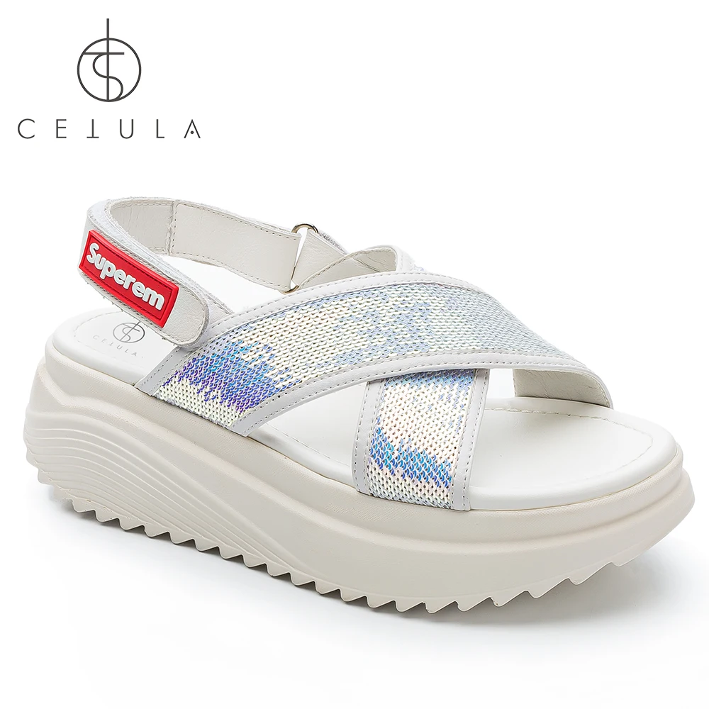 @Cetula 2018 Handcrafted Summer Leisure Circular Sequins X-Strap Women Slingback Sandal Shoes ft. Padded Sole&Wedged Heels
@Cetula 2018 Handcrafted Summer Leisure Circular Sequins X-Strap Women Slingback Sandal Shoes ft. Padded Sole&Wedged Heels