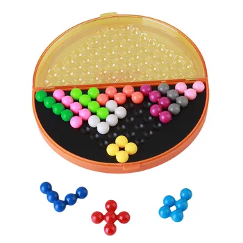 Brain Teaser Toys Pyramid Beads Puzzle Classical Puzzle Pyramid Logical Mind Game Plate IQ Pearl Children Educational Game Toys
Brain Teaser Toys Pyramid Beads Puzzle Classical Puzzle Pyramid Logical Mind Game Plate IQ Pearl Children Educational Game Toys