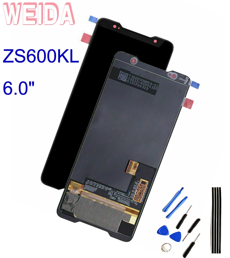 WEIDA For ASUS ROG Phone ZS600KL Z01QD LCD Display Touch Screen Panel Digitizer Assembly 100% Tested Replacement 6.0" + Tools
WEIDA For ASUS ROG Phone ZS600KL Z01QD LCD Display Touch Screen Panel Digitizer Assembly 100% Tested Replacement 6.0" + Tools