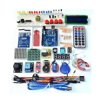 Upgraded Advanced Version Starter Kit the RFID learn Suite Kit LCD 1602 for Arduino UNO R3
Upgraded Advanced Version Starter Kit the RFID learn Suite Kit LCD 1602 for Arduino UNO R3