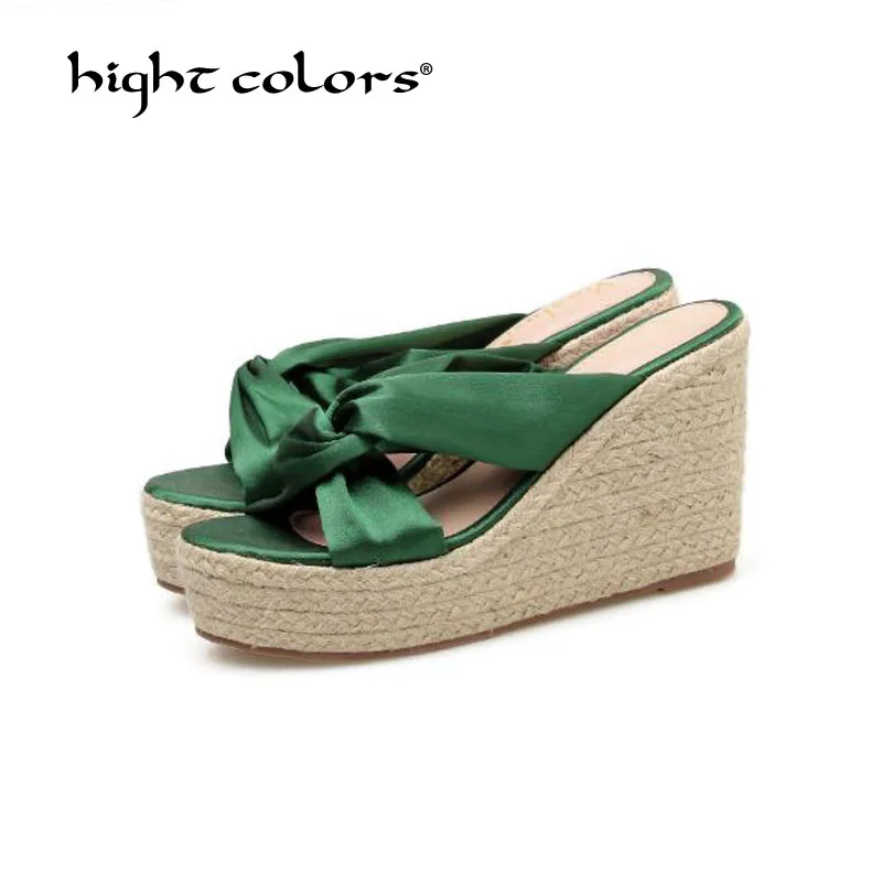 2019 Summer Platform Wedge Slippers Women Outside Shoes Black Pink Green Sandals Girls Flip Flop Slides Pantoufle Femme T1209
2019 Summer Platform Wedge Slippers Women Outside Shoes Black Pink Green Sandals Girls Flip Flop Slides Pantoufle Femme T1209