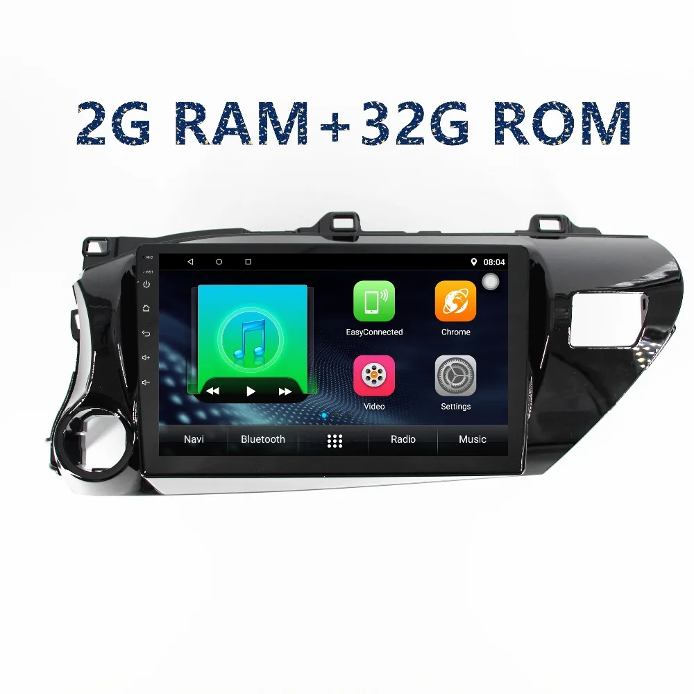 2.5D IPS Quad core Android car GPS navigation Multimedia Player for toyota Hilux 2016 with FM BT radio map WIFI video music
2.5D IPS Quad core Android car GPS navigation Multimedia Player for toyota Hilux 2016 with FM BT radio map WIFI video music