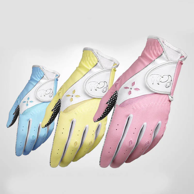 High Quality 1 Pair Women Fabric PU Non-Slip Breathable Golf Gloves Outdoor Sports Golf Training Left/Right Hand Protect Wear
High Quality 1 Pair Women Fabric PU Non-Slip Breathable Golf Gloves Outdoor Sports Golf Training Left/Right Hand Protect Wear